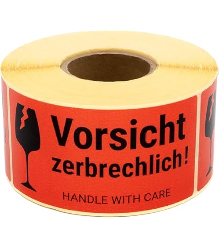 MDlabels - Etichette Di Avvertimento Su Rotolo, 100 X 50 Mm, 500 - Foto 6