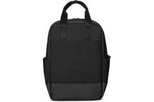 Johnny Urban Plecak damski i męski – Jona – nowoczesny plecak na co dzień do szkoły na uniwersytet – plecak z kieszenią na laptopa – odporny na działanie wody, czarny, Small (7 L), Urban Minimalista