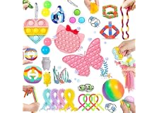 30 Pcs Sensory Fidget Toys Pack,Fidget Toys Set Cheap For Kids Stress And Anxiety Relief Fidget Toys, Cheap Fidgetget Toys, W