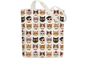 ANATTASOUL Bolsa de Tela Impresa Abeja