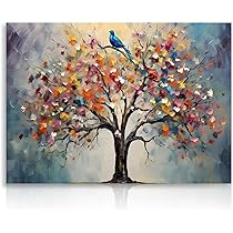 Quadro Su Tela Con Colibrì E Citazione Motivazionale, 40,6 X