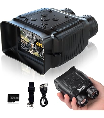 Binocolo Visione Notturna Svbony SA206 - 8X Zoom, 4K, Batteria 5000mAh, Per Caccia E Wildlife - Foto 8