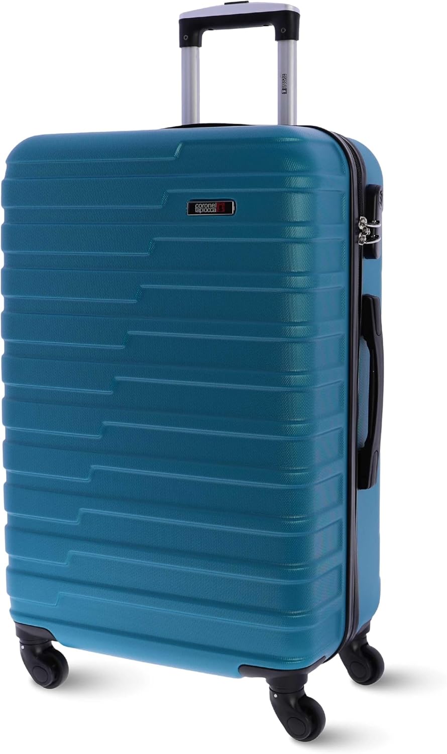 Coronel Tapioca Maleta Mediana 23 kg | Maleta de Viaje Rígida con 4 Ruedas Dobles 360º, Candado Numérico y Asa Telescópica | Equipaje Resistente al Agua para Viajes en Avión