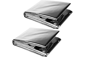 SYHSYC 2 Stück Pflanze Reflektierende Folie 210 x 130 cm Silber Reflektorfolie Film PETP-Folie Hitzebeständige Folie Gewächshausfolie UV Beständig Garten Gewächshaus Licht wachsen Zubehör