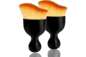 DAOFEN 2pcs Car Interior Dust Sweeping Soft Brush, Ultra Soft Bristle Car Interior Detailing Brush,Interior Dusting Brush, Scratch Free Car Brush Interior Car crevice Dust Brush