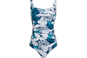 Aidotop Womens One Piece Swimsuit Tummy Control Swimwear with Retro Ruched Monokini Bathing Suits