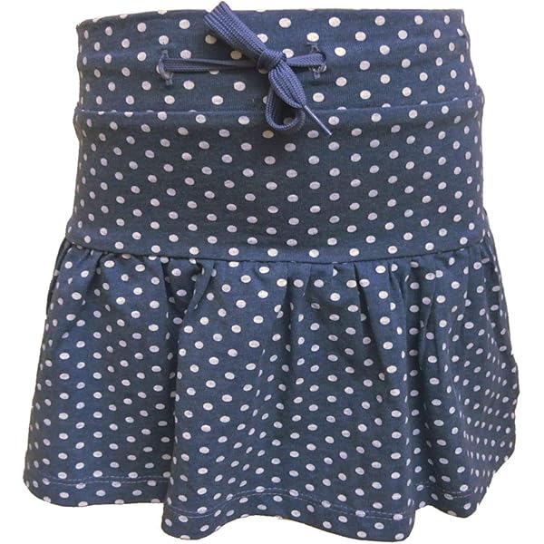 SALT AND PEPPER Mädchen Skort - Gestreifter Rock Mit Regenbogen Glitzer, Integrierte Shorts