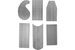 ASNOMY Zestaw skrobaków do szafek w kształcie 6 szt., 6 sztuk skrobaków do obróbki drewna