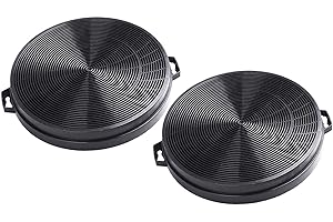 AquaHouse Lot de 2 filtres à charbon compatibles avec hotte aspirante AEG, Ariston, Atag, Atlan (CHF02A)
