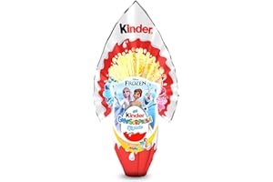 Kinder GranSorpresa Gigante Disney Frozen - Uovo di Pasqua Kinder 2025 di Finissimo Cioccolato al Latte con Sorpresa Disney Frozen, Idea Regalo Pasqua, 320 Grammi