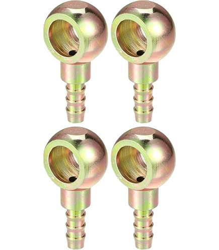 Raccord Banjo 18mm ID 10mm OD - 4 Pièces Bronze Pour Ligne De Frein Ou Carburant, Voiture Et Moto - 8