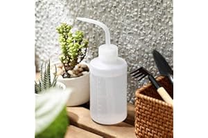 DERMAPOINT Butelka z rozpylaczem, 500 ml, profesjonalna, trwała tatuaż, butelka ogrodowa, wyciskana do butelki z rozpylaczem wody (przezroczysta)