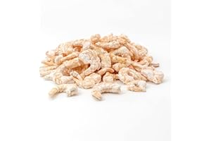 BOB'S BARF Riesengarnelen Gefriergetrocknet für Hunde und Katzen, 85,3% Protein, Natürlich ohne Konservierungsstoffe, Ideal als Snack oder Barf Zusatz