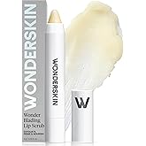 Wonderskin 3 in 1 Lip Scrub &amp; Moisturizer, Lip Scrub, Moisturizing Balm for Soft, Nourished &amp; Flakeless Lips With One Step Pr