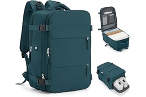 HPLQQ Zaino Bagaglio a Mano Ryanair 40x20x25 Zaino Aereo Borse da Cabina per Easyjet 45x36x20 Zaino da Viaggio donna con porta ricarica USB, Borsa da Viaggio aereo Zaino Computer Impermeabile Casual Daypack