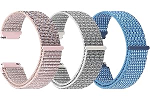 YCHDDER - Solo Loop Quick Release Nylon Watch Strap - 16mm 18mm 19mm 20mm 22mm 24mm Watch Straps for Men Women