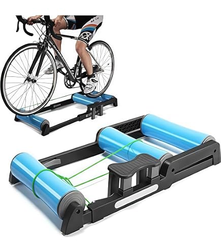 MVTEK Roll&Ride Home Trainer – Rouleau D'Entraînement Magnétique Pour Vélo, Acier, Roues 24/29", Charge 120 Kg, Ancrage Fourche Quick Release