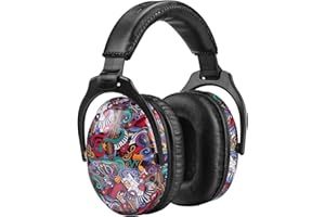 ZOHAN 030 Casco Anti Rumore Bambino Facilmente Regolabile Pieghevole Protezione Udito Confortevole con Borsa Trasporto, SNR 25dB per Autismo, ADHD, Fuochi d'artificio, Concerto, (Nota)