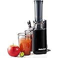 Elite Gourmet EJX600 Compact Chew Juicer, Cold Press Juicer, Nutrient and Vitamin Rich, Easy to Clean, 16 Ounce Juice Cup, Anthracite