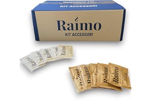 AURACAFFE' Zucchero Mix 300 Pezzi - 150 Bustine di Zucchero Bianco e 150 Bustine di Zucchero di Canna - Set Accessori Caffè