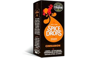 HOLY LAMA NATURALS Holy lama Spice Drops Cinnamon Spices Extract – Great Taste Awards. Natural Cooking Ingredient. Savoury, Sweet, Baking, Dessert, Latte or Tea Drinks Recipes 1 x 5ml Bottle