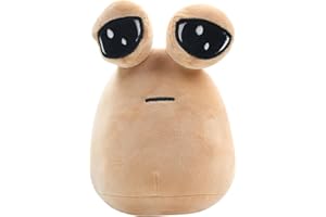 SALADOCY Peluche De Alien Pou, Muñeco de Peluche de Alien, Alien Pou Plush Doll, Kawaii Juguete de Peluche Alien Pou, Juguete de Peluche para el hogar, Regalos para niñas y niños