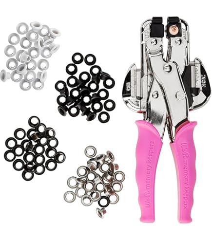 Set Occhielli Con Rondelle In Acciaio Inox Colore Argento | Fai Da Te Per Pelle, Tessuti, Riparazioni Abbigliamento