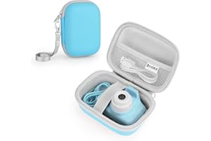 Yinke Fotocamera bambini Custodia per STGMI/GlobalCrown/YunLone/Lightswim/faburo/pancellent/Gofunl/Gavgroom/NICEWIN/Yunir Rigida Borsa da viaggio per la Protezion