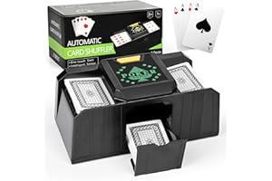 Barajador de Cartas, Diealles Shine Mezclador de Cartas de 1 a 2 Barajas, Card Shuffler para Blackjack Texas Hold'em viajes de