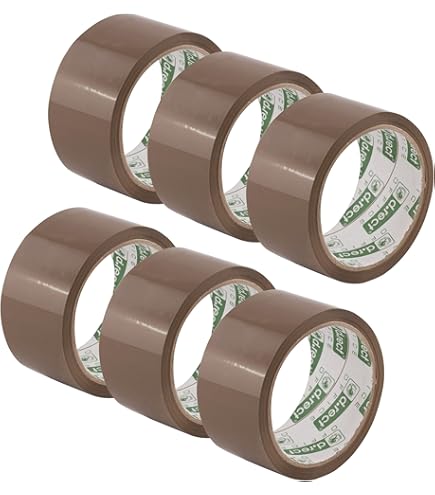 Leyrens 6er Pack Paketklebeband 48mm X 66m - Starkes Verpackungsband Für Umzug & Versand