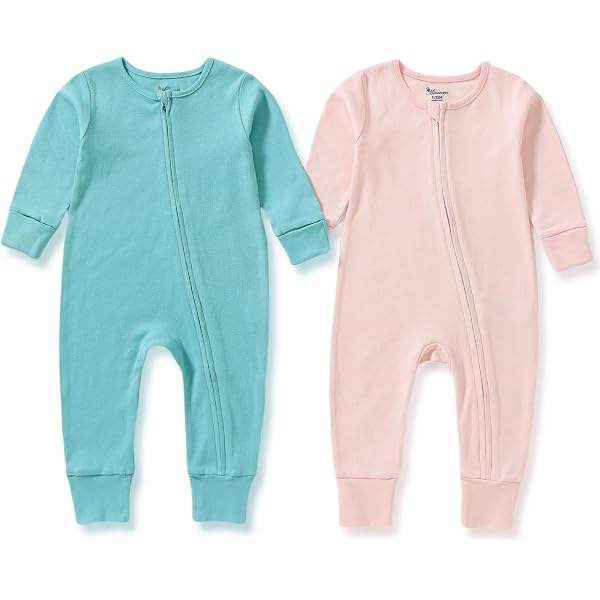 Grenouillère Essentials Sans Pieds En Coton - Pyjama Ajusté Pour Bébé Et Enfant - Packs Multiples Disponibles
