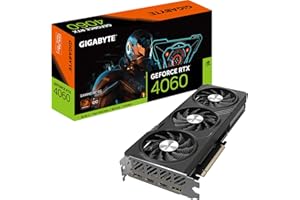 Gigabyte NVIDIA GeForce RTX 4060 GAMING OC Carte graphique - 8GB GDDR6, 128-bit, PCI-E 4.0, 2550MHz Core Clock, 2x DP 1.4, 2x HDMI 2.1a, NVIDIA DLSS 3 - GV-N4060GAMING OC-8GD