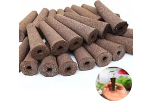 iHMeiju 50pcs Grow Sponges for Hydroponics, Seed Starter Pods Replacement Plant Growing Sponges Compatible with AeroGarden, Refill Pods for Hydroponic Indoor Garden System.