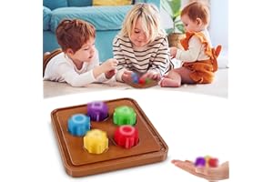 HWJPDMBD Gonggi Korean Game, traditionelles Koreanisches Spielspiel, gonggi Spiel, Gonggi Jack Stone Pebbles Set, Gonggi-Koreanisches Spiel Reaktionsspiel für Erwachsene und Kinder (5pcs+Base)