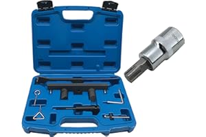 ZKTOOL Kit de Herramientas de Distribución de Alineación del árbol de Levas del Motor, paper VW Audi C6 A4L A6L 2.0L Turbo 2.0L FSI/TFSi BPJ CDL Motor, OEM T10252, Herramienta de Ajuste del Cigüeñal