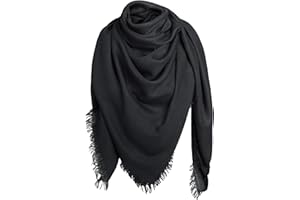 Superora Alleza Echarpe Foulard Châle à Carré Coton Femme pour Automne Hiver