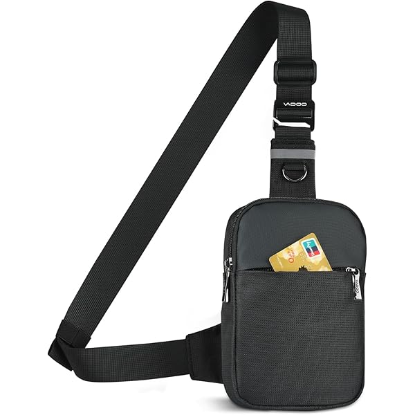 Tibroni Anti-Theft Sling Bag – RFID Blocking Crossbody Chest Bag With Locking Zipper For Men & Women