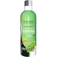 Naturyz Triple Strength Green Coffee Beans liquid for weight loss 1600mg Quality Extracts for Men & Women in Orange…