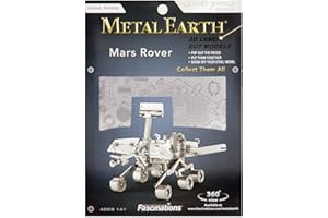 PROFESSOR PUZZLE Metal Earth - 5061077 - Maquette 3D - Aviation - Mars Rover - 9,4 x 8,6 x 6 cm - 2 pièces