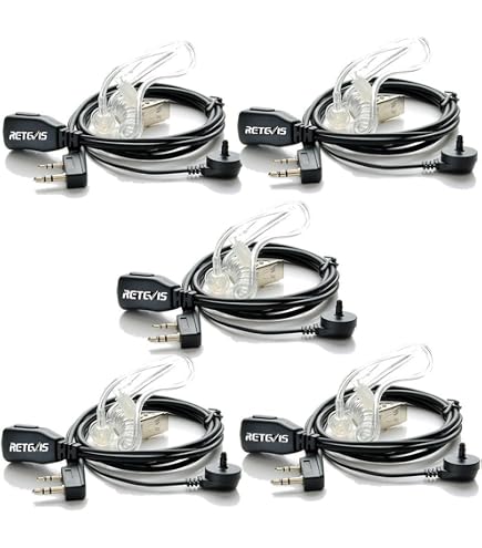 30 Auricolari In Silicone Ricambio TCG &ndash; Per Radio Motorola, Kenwood, Icom &ndash; Trasparenti