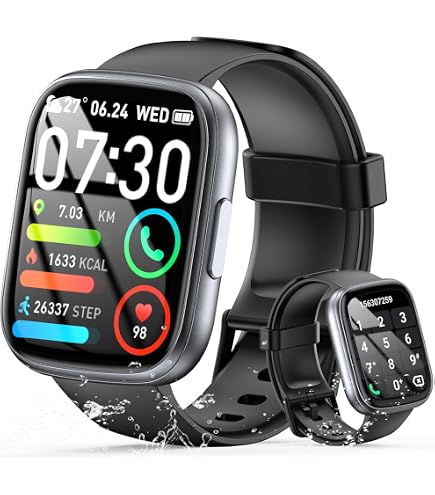 Montre Connectée Sport Jugeman - Fréquence Cardiaque, Sommeil - Homme Femme - Verte