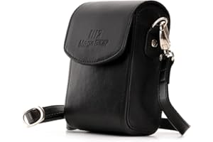 MegaGear Funda de piel para cámara Panasonic Lumix DC-ZS70, DMC-LX10, DMC-ZS60, DMC-ZS100, DMC-LX15, DC-TZ95, DC-TZ90, DMC-TZ80, DMC-TZ100