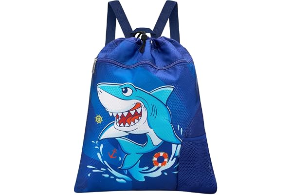 WAWSAM Sac à Dos Cordon Enfant – Motif de Imperméable Sac de Gym