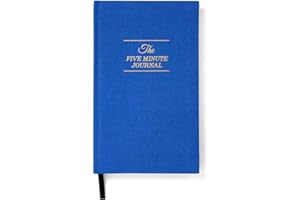 INTELLIGENT CHANGE Five Minute Journal - Journal de gratitude et affirmations quotidien - Carnet pour augmenter le bonheur, bien-être, confiance en soi en 5 minutes par jour - Planificateur a un format guidé simple