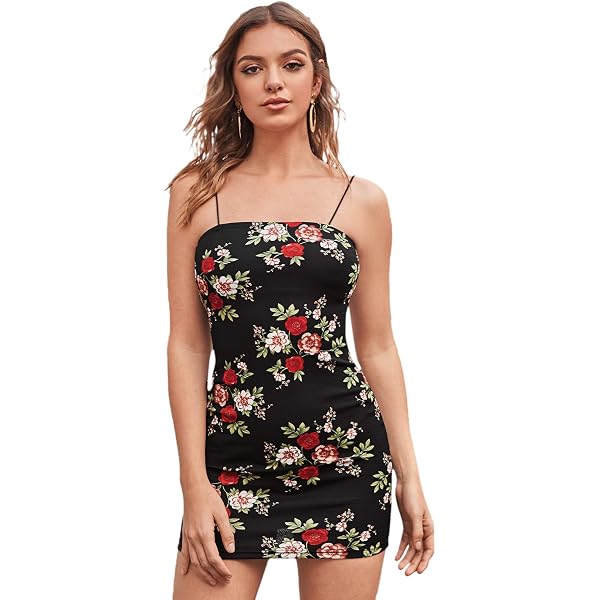 LYANER Women's Sleeveless Tie Knot Mock Neck Mini Dress - Button Front Tank Dress For Office & Casual - View #6
