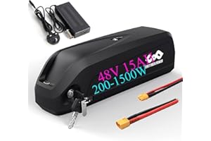 HXRFOAK (UK Warehouse) Hailong Ebike Battery 48V 15AH with Charger for 48v 1500W 1000W 750W 500W 250W Motor and Ebike Conversion Kit