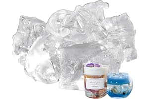 CoolCrafts Kerzengel Transparent Gelwachs Jelly Wachs für Kerzenherstellung, Kunsthandwerk und DIY-Projekte - 400g