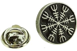 Gemelolandia | Pin de Solapa del Símbolo de Protección Vikingo Aegishjalmur | Pines Originales Para Regalar | Para las Camisas, la Ropa o para tu Mochila | Detalles Divertidos