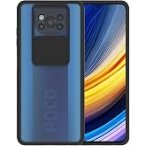GGM GİYİM & AKSESUAR Xiaomi Poco X3 ile Uyumlu Arkası Mat Yapıya Sahip S&uuml;rg&uuml;l&uuml; Kamera Korumalı Silikon Kılıf (Siyah)