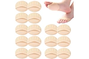 ZZRSYJ 8 Paires Coussinets d Avant-Pied, protection plantaire doux coussinet de pied, Coussinet Metatarsien, Coussin de Protection de Pointe de Pied, pour Soulager les Métatarsalgies